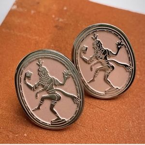 Vintage 1960's SWANK Siam Dancer Cuff Links